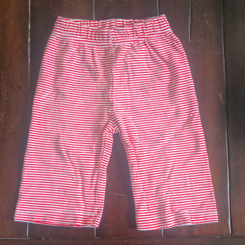 Zutano striped wide-leg infant pants